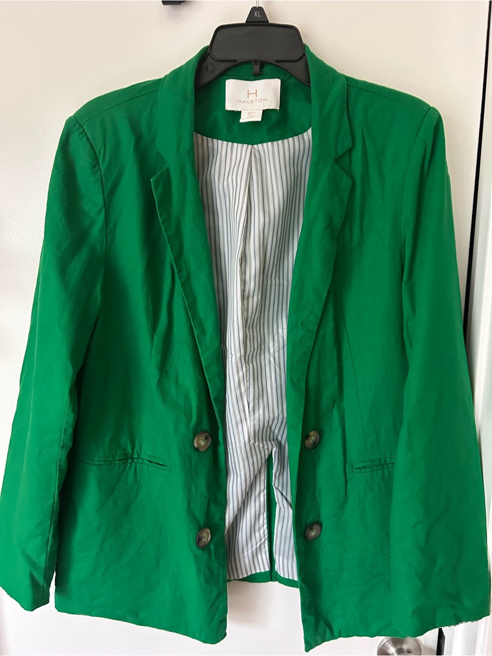 Halston - Women's Green Blazer: size Large